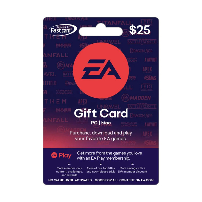 EA Play Gift Card - 25 Dollars - بطاقة هدية